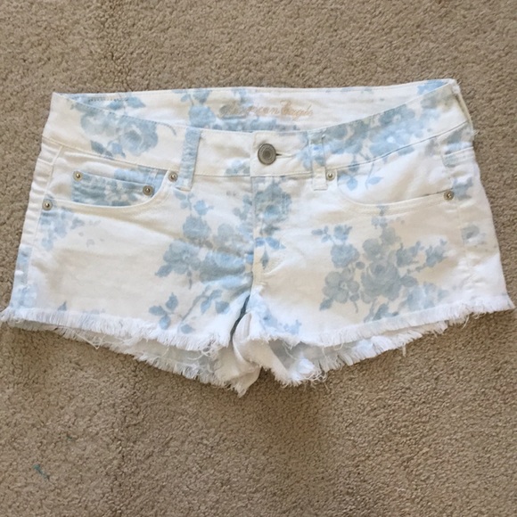 American Eagle Outfitters Pants - [American Eagle Outfitters] Floral Jean Shorts